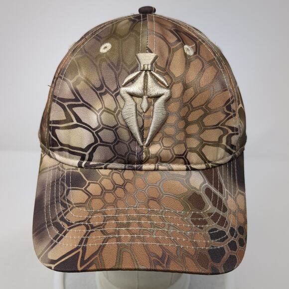 Kryptek Strapback Baseball Cap Multi One Size Adjustable Embroidered 6 Panel - Picture 2 of 9